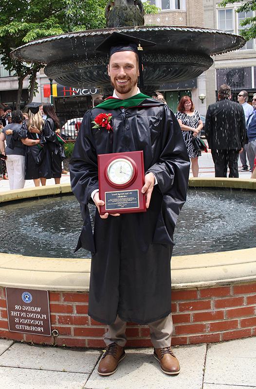 Travis Miller, first PA graduating class